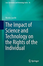 Cover of The Impact of Science and Technology on the Rights of the Individual by Nicola Lucchi
