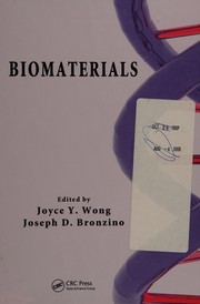 Cover of Biomaterials by Joyce Y. Wong