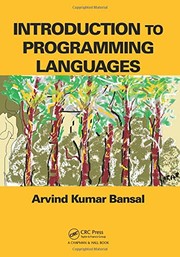 Cover of Introduction to Programming Languages by Arvind Kumar Bansal