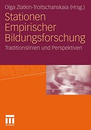Front cover of Stationen Empirischer Bildungsforschung by Olga Zlatkin-Troitschanskaia