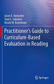 Cover of Practitioner’s Guide to Curriculum-Based Evaluation in Reading by Jason E. Harlacher