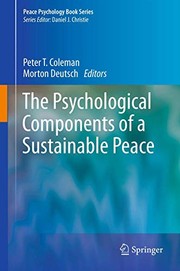 Front cover of Psychological Components of Sustainable Peace by Peter T. Coleman