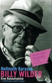 Cover of Billy Wilder by Karasek, Hellmuth