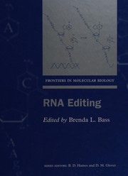 Front cover of RNA editing by Brenda L. Bass