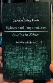 Cover of Values and Imperatives by Lewis Clarence Irving