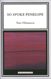 Front cover of So Spoke Penelope by Tino Villanueva