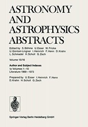 Cover of Author and Subject Indexes to Volumes 1–10 Literature 1969–1973 by S. Böhme