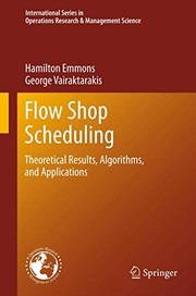 Cover of Flow Shop Scheduling by Hamilton Emmons