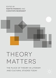 Cover of Theory Matters by Martin Middeke