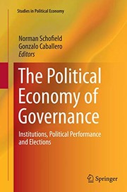 Front cover of The Political Economy of Governance by Norman Schofield