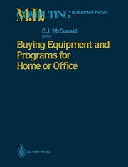 Front cover of Buying equipment and programs for home or office by McDonald, Clement J.