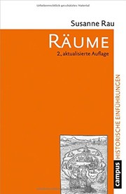 Cover of Räume by Susanne Rau