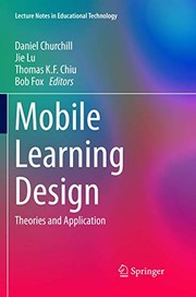 Cover of Mobile Learning Design by Daniel Churchill
