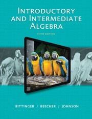 Front cover of Introductory and Intermediate Algebra by Marvin L. Bittinger