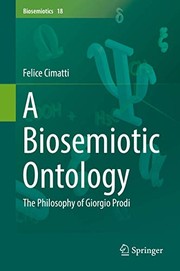 Front cover of A Biosemiotic Ontology by Felice Cimatti