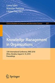 Cover of Knowledge Management in Organizations by Lorna Uden