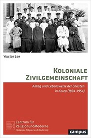 Front cover of Koloniale Zivilgemeinschaft by You Jae Lee