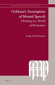 Front cover of Ockham's Assumption of Mental Speech by Sonja Schierbaum