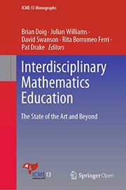 Cover of Interdisciplinary Mathematics Education by Brian Doig