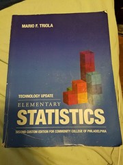 Front cover of Elementary Statistics by Mario F. Triola