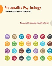 Front cover of Personality Psychology by Marianne Miserandia