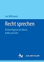 Cover of Recht sprechen by Jan Wittmann