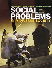 Front cover of Social Problems in a Diverse Society, Third Canadian Edition by Diana Kendall