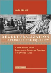 Front cover of Deculturalization and the Struggle for Equality by Joel H. Spring
