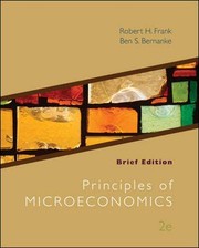 Front cover of Principles of Microeconomics, Brief Edition by Robert Frank