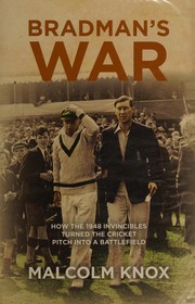 Cover of Bradman's war by Malcolm Knox