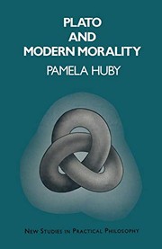 Cover of Plato and modern morality by Pamela M. Huby