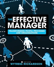 Cover of The Effective Manager by Wytress Richardson