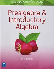 Cover of Prealgebra & Introductory Algebra by K. Elayn Martin-Gay