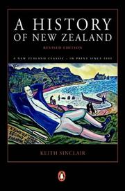 Front cover of A history of New Zealand by Keith Sinclair