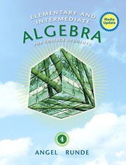 Front cover of Elementary & Intermediate Algebra for College Students, Media Update by Allen R. Angel
