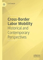 Cover of Cross-Border Labor Mobility by Caf Dowlah