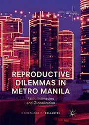 Front cover of Reproductive Dilemmas in Metro Manila by Christianne F. Collantes