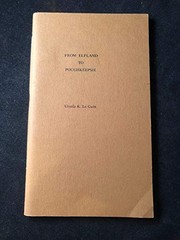 Front cover of From Elfland to Poughkeepsie by Ursula K. Le Guin