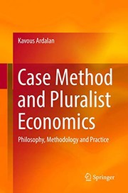Cover of Case Method and Pluralist Economics by Kavous Ardalan
