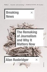 Cover of Breaking News by Alan Rusbridger
