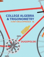 Front cover of College algebra and trigonometry by Mark Dugopolski