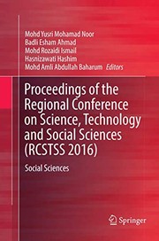 Front cover of Proceedings of the Regional Conference on Science, Technology and Social Sciences by Mohd Yusri Mohamad Noor