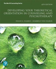 Front cover of Developing Your Theoretical Orientation in Counseling and Psychotherapy by Duane A. Halbur