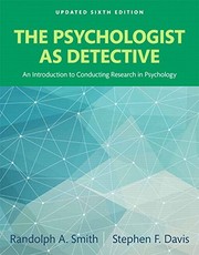 Front cover of The Psychologist as Detective by Randolph A. Smith
