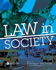 Cover of Law in Society by Stuart Henry