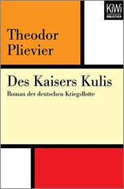Cover of Des Kaisers Kulis by Theodor Plievier