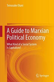 Front cover of A Guide to Marxian Political Economy by Teinosuke Otani