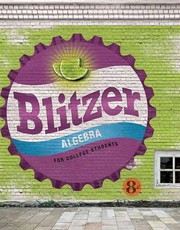 Front cover of Algebra for College Students by Robert Blitzer