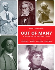 Front cover of Out of Many, Volume 1 by John Mack Faragher