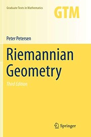 Cover of Riemannian Geometry by Peter Petersen